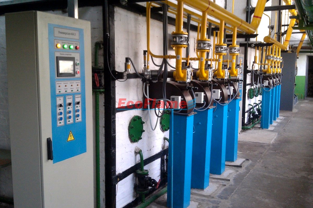 Реконструкція котла ТВГ-8м (пальникі МДП-200-Г)